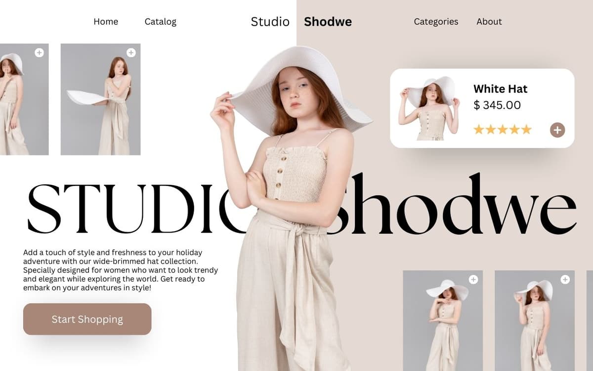 Modern Fashion e-commerce website