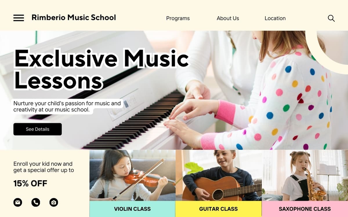 Online music streaming website