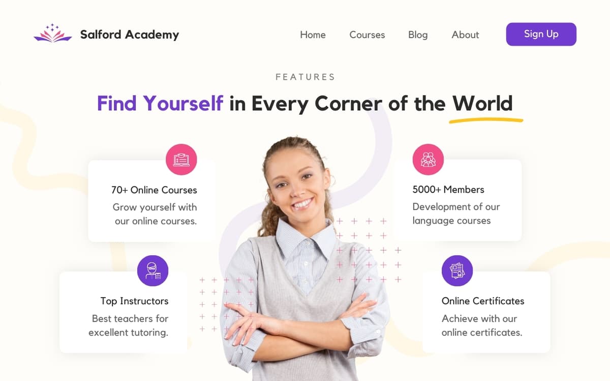 Online Course Website